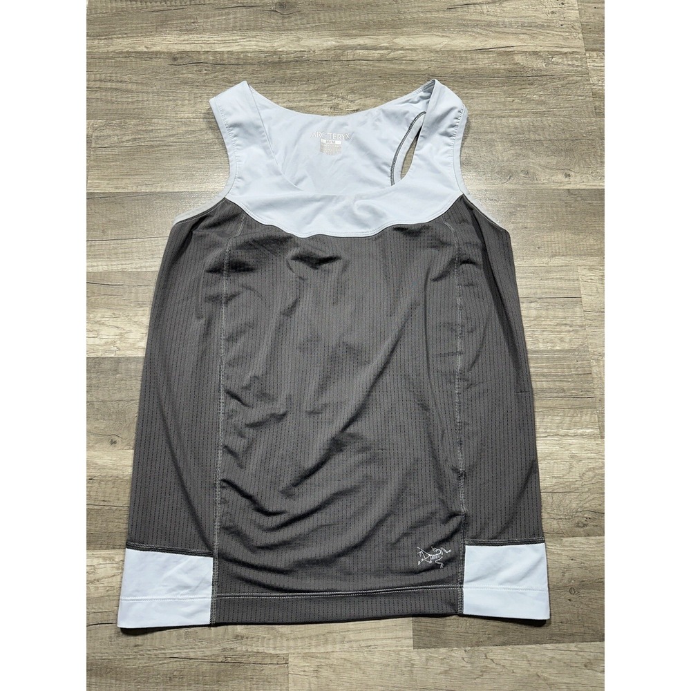 Arc'Teryx Polyester Stretch Tank Sleeveless‎ Top Tee Shirt Women's Medium Gray